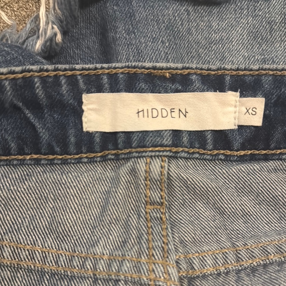 Ripped Cutoff Distressed Denim Women Shorts by Hidden Size XS - Picture 7 of 9